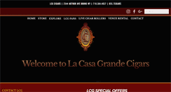 Desktop Screenshot of lcgcigars.com